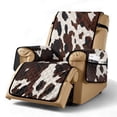 thumbnail image 1 of Yuyamidu Cow Print Recliner Chair Cover Sofa Slipcover Breathable Stretch Reclining Cover with Pockets Washable Recliner Chair Protector for Living Room Gift for Friends, 1 of 7