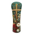thumbnail image 1 of Yuyamidu Cross Golf Club Head Covers Colorful Flowers Driver Headcover Hybrid Headcover Fairway Wood Head Covers PU Leather for Golf Clubs, 1 of 8