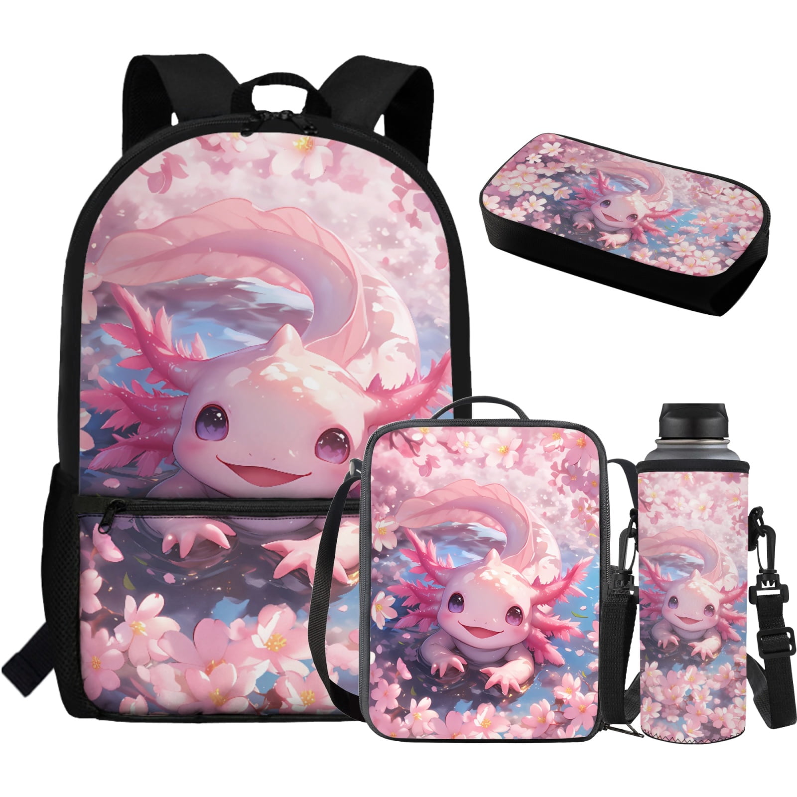 バッグ uou cute bag Yuyamidu-Cute-Axolotl-Backpack