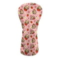thumbnail image 1 of Yuyamidu Cute Capybara Golf Head Covers, Strawberry Golf Club Covers Driver Headcovers, Fairway Woods Head Covers, Hybrids Headcover with Soft Lining for Gifts, Pink, 1 of 7