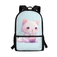 thumbnail image 1 of Yuyamidu Cute Cat Backpack for Girls Bookbag Age 4-6 Blue Book Bags for School, Primary School Bag Kids Adorable Book Bags with Side Mesh Pockets Elementary Backpacks, 1 of 6