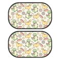 thumbnail image 1 of Yuyamidu Cute Dinosaur Car Side Window Sunshade Doughnut Auto Vehicle Sunshades 2 Pcs Star Car Rear Window Sun Visor Protector Block UV Rays Sun Protection Window Covers, 1 of 7