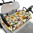 thumbnail image 1 of Yuyamidu Cute Dog Paw Golf Cart Seat Covers, Fall Sunflowers Club Car Cushion Covers with 4 Front Pockets Universal Golf Cart Accessories Fits in 2-Seat Golf Carts, 1 of 7