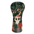 thumbnail image 1 of Yuyamidu Cute Xmas Cat Golf Club Head Covers for Drivers, Fairway Woods, and Hybrids, Waterproof Head Covers Christmas Leather Golf Headcover with Soft Lining, 1 of 8