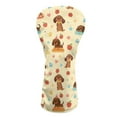thumbnail image 1 of Yuyamidu Dachshund Dog Golf Head Covers Apple Golf Club Head Cover for Driver 3/5 Fairway Wood Hybrid for Men Women, 1 of 8