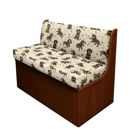 Yuyamidu Dachshund RV Dinette Cushion Covers Dog Camper Cushions Cover for RV Camper Car Bench Cute RV Dinette Seat Covers Soft Camper Cushion Slipcovers