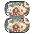 thumbnail image 1 of Yuyamidu Dahlia Car Window Shades 2 Pack Floral Car Sun Shades Fashion Side Window Automotive Sunshades Car Accessories for Auto SUV Van Sun UV Protection, 1 of 7