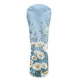 thumbnail image 1 of Yuyamidu Daisy Golf Club Head Covers for Women Blue Golf Accessories Waterproof PU Leather for and Driver 3/5 Woods Hybrids, 1 of 8
