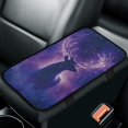 thumbnail image 1 of Yuyamidu Deer Car Arm Rest Covers Starry Sky Auto Armrest Pad Flannel Automoblie Interior Accessories Purple Car Center Console Armrest Cushion Cover for Car Truck SUV Van, 1 of 7
