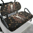 thumbnail image 1 of Yuyamidu Deer Golf Ball Golf Cart Seat Cover Maple Leaves Golf Cart Seat Backrest Cushion 2 Pack Golf Cart Accessories Fit for Most 2 Seat Golf Carts, 1 of 7