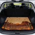 thumbnail image 1 of Yuyamidu Desert Sunset Cactus Car Trunk Mat 29" x 39", All Weather Stain Resistant Cargo Liner for Hatchback, Machine Washable Rear Trunk Mat for SUV Sedan Truck, 1 of 7