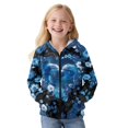 thumbnail image 1 of Yuyamidu Dolphin Hoodies for Girls 14-16 Fleece Zip Up Jacket Casual Drop Shoulder Hoodie Sweatshirts with Pockets Comfortable Warm Winter Clothes for Outdoor School, 1 of 8