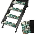 thumbnail image 1 of Yuyamidu Dragonfly RV Step Covers 4 Pack RV Step Carpet Boho Flower Blossom RV Step Rug RV Stair Covers Non-Slip Camper Step Covers Keep Your RV Cleaner, 1 of 7