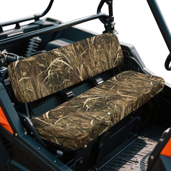Yuyamidu Duck Camouflage UTV Seat Covers Bench Seat Cover Four Wheeler Accessories Mule Powersports Cushion Pad Fit for Mule 3000 3010 3020 4000 4010 2001-2024