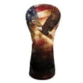thumbnail image 1 of Yuyamidu Eagle Golf Club Head Covers USA Flag Driver Headcover Hybrid Headcover Fairway Wood Head Covers PU Leather for Golf Clubs, 4th of July, 1 of 7