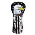 thumbnail image 1 of Yuyamidu Eagle Golf Head Covers, Waterproof Leather Golf Club Head Covers American Flag Club Protection, Designed to Fit Driver Fairway Hybrid, 1 of 7