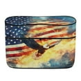 thumbnail image 1 of Yuyamidu Eagle Propane Tank Cover Fits 20LB Dual Gas Cylinder Trailer Travel Accessories USA Flag Propane Tank Covers for Travel Trailer, 1 of 8