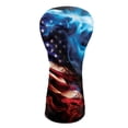 thumbnail image 1 of Yuyamidu Fire American Flag Golf Club Cover Fit Well for Driver or Fairway Wood Golf Club, Patriotic Golf Headcover Stylish Protection for Your Clubs for Women Men, 1 of 7