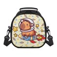 thumbnail image 1 of Yuyamidu Funny Capybara Lunch Bag for Boys Portable Handle Large Thermal Cooler Bag Kids Insulated Lunch Box Multifunctional Suitable for Elementary Middle School High School, 1 of 6