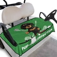 thumbnail image 1 of Yuyamidu Funny Dachshund Golf Cart Seat Covers Golf Print Club Car Seat Covers for Golf Carts for 2-Person Seats Heavy Duty Sun Resistant Accessories Protect Your Golf Cart, Green, 1 of 7