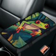 thumbnail image 1 of Yuyamidu Funny Frog Car Armrest Pad Cover Center Console Cover Winter Warm Auto Console Covers Thick Arm Rest Cover Car Accessories Fit SUV Sedan Truck, Green, 1 of 7