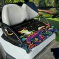 thumbnail image 1 of Yuyamidu Funny Frog Golf Cart Seat Cover Mushroom Travel Sports Bench Covers Easy Install and Clean Cart Seat Towel/Seat Blanket for 2 Seat Club Car, 1 of 5