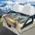 thumbnail image 1 of Yuyamidu Funny Savage Golf Cart Seat Cover Golf Sports Club Car Seats Covers 2 Passenger Flannel Golf Cart Seat Blanket Covers Fit 2-Seat Golf Cart, 1 of 8