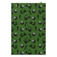 thumbnail image 1 of Yuyamidu Golf Print Golf Towel Green Towel Coral Velvet to Remove Sand Mud Dirt and Sweat Lightweight and Easy to Carry for Golf Bags, Cart or Club, 1 of 7