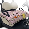 thumbnail image 1 of Yuyamidu Golf Theme Golf Cart Seat Cover for 2 Seats Cute Pink Golf Cart Seat Blanket with Front Pockets Universal Golf Cart Accessory for Women, 1 of 8