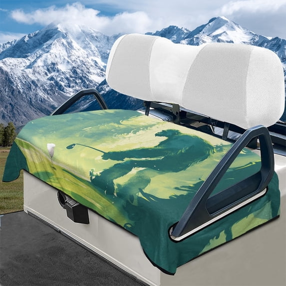 Yuyamidu Gorilla Golf Cart Seat Covers Golf Ball Golfcart Seat Cover Warm Flannel Club Car Seat Towel Blanket
