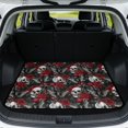 thumbnail image 1 of Yuyamidu Gothic Skull Red Rose Car Trunk Mat 29" x 39" Universal Scratchproof Cargo Mat Rear Trunk Liner Non-Slip Cars Accessories Universal Fit for Most Cars SUV, 1 of 7