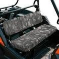 thumbnail image 1 of Yuyamidu Gray Camo Hunting UTV Seat Cover Mule Bench Seat Cover Comfort Full Protection UTV Seat Accessories Personalized for Kawasaki Mule 3000 3010 3020, 1 of 7