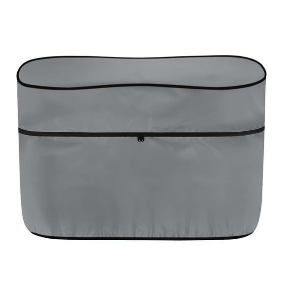 Yuyamidu Gray Propane Tank Cover, Heavy Duty RV Propane Tank Cover for RV Travel Trailer, Double 20lb Gas Cylinder Protection with Zipper