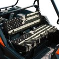 thumbnail image 1 of Yuyamidu Green American Flag UTV Seat Cover Soft Anti-Scratch Mule Bench Seat Cover Eagle UTV Seat Accessories Full Protection Compatible with Kawasaki Mule 3000 3010 3020, 1 of 7