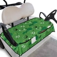 thumbnail image 1 of Yuyamidu Green Golf Ball Golf Cart Seat Covers for 2 Seats Golf Cart Seat Towel Blanket with Front Pockets Breathable Club Car Accessories Non-Slip and Anti-Hot, 1 of 7