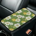 thumbnail image 1 of Yuyamidu Green Hibiscus Center Console Cover Pad for SUV ar Truck Flannel Auto Center Console Cushion Pad Fluffy Car Center Console Cover Pad Winter Auto Accessories, 1 of 7