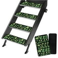 thumbnail image 1 of Yuyamidu Green Leaf RV Step Covers 4 Pack RV Stair Covers St. Patrick's Day RV Step Carpet Rug Non-Slip Camper Step Covers for Mobile Home, Camper Accessories, 1 of 7