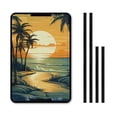thumbnail image 1 of Yuyamidu Hawaii RV Door Window Shade 26'' x 17.3'' Foldable RV Sun Shade Seaside Blackout & Blocking Light Window Cover Sunset Window Sunshade for RV Camper Trailer, 1 of 7