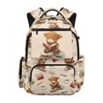 thumbnail image 1 of Yuyamidu Highland Cow Backpack for 2nd-3rd Grade Girls Ages 6-8 Cute Kids School Bag Lightweight Waterproof Multi Pocket Bookbag with Padded Adjustable Straps Back to School Gifts, 1 of 8