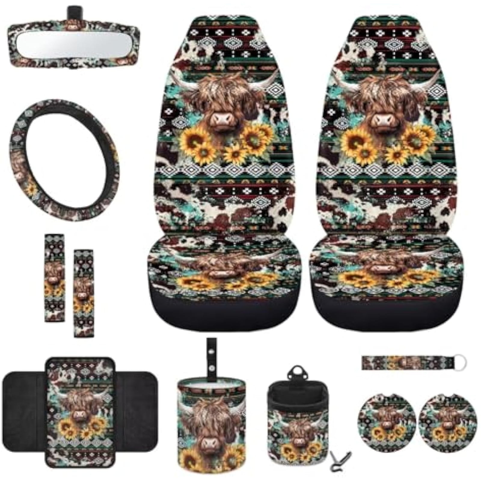 Native Aztec Pet Car Seat Cover main image 1