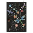thumbnail image 1 of Yuyamidu Hippie Dragonfly Golf Towel Flowers Cleaning Cloth Accessories to Clean Golf Balls Clubs Golf Gifts for Women, 1 of 7