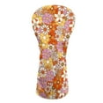 thumbnail image 1 of Yuyamidu Hippie Flowers Golf Club Head Cover Floral Golf Head Covers for Hybrid Fairway Driver, Waterproof PU Leather, 1 of 7