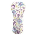 thumbnail image 1 of Yuyamidu Hippie Flowers Golf Headcovers, Waterproof Golf Head Covers for Hybrid Fairway Wood Driver Bow PU Leather Golf Head Protective Cover, 1 of 7