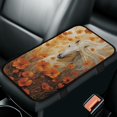 thumbnail image 1 of Yuyamidu Horse Car Center Console Cover Car Accessories Orange Flower Auto Center Console Cushion Pad for Most Vehicles Winter Warm Car Arm Rest Cover Pad, 1 of 7