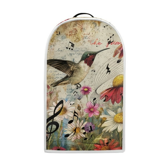 Yuyamidu Hummingbird Blender Cover with Handle, Daisy Food Processor Cover Stain Resistant Coffee Juice Machine Blender Dust Cover Sturdy Small Appliance Protector