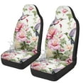 thumbnail image 1 of Yuyamidu Hummingbird Car Seat Covers Front Seat Protective Accessories 2 PCS Set Pink Flowers Vehicle Seat Cover Universal Fit Cars, Sedan, Truck, SUV, 1 of 7
