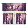 thumbnail image 1 of Yuyamidu Hummingbird Kitchen Curtains and Valances 3 Panel Set Easy to Install Kitchen Curtains Sets for Windows UV Protection Window Treatment Tiers for Living Room Home Decor, 1 of 5