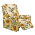 thumbnail image 1 of Yuyamidu Hummingbird Recliner Chair Covers Sunflower Stretch Reclining Chair Covers 4 Pieces Comfortable Recliner Protector for Living Room Bedroom, Home Decor, 1 of 8