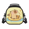thumbnail image 1 of Yuyamidu Kawaii Capybara Kids Lunch Box Large Capacity Insulated Lunch Bag Portable Handle Thermal Picnic Cool Bags Multifunctional for School Picnic Travel Hiking Camping, 1 of 6