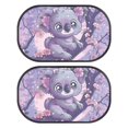 thumbnail image 1 of Yuyamidu Koala Auto Rear Window Sunshade for Baby 2 Pack Cherry Blossom Car Back Window Sunshade Sun UV Protection Cute Car Shades for Back Windows, 1 of 7